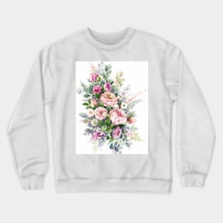 Blooming roses Crewneck Sweatshirt